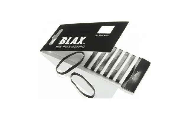 Blax Hair Elastics 8 Pieces - Black