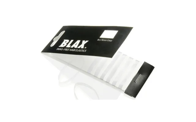 Blax Hair Elastics 8 Pieces - Clear