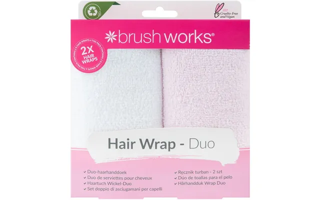 Brushworks Hair Towels 2 Pieces