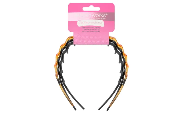 Brushworks Zig Zag Headband 3 Pieces