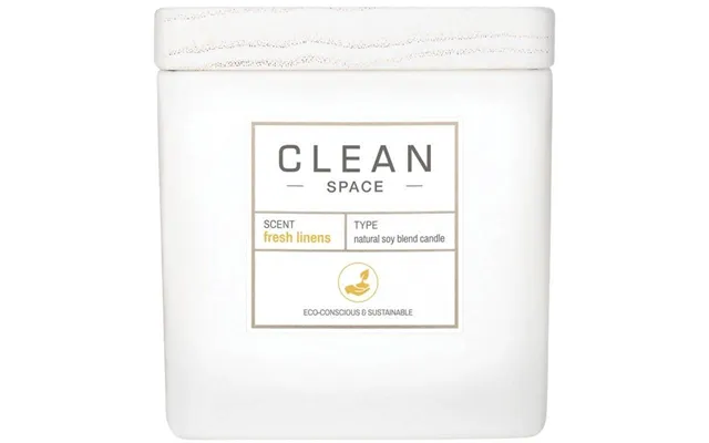 Clean Perfume Space Fresh Linens Candle 227 G