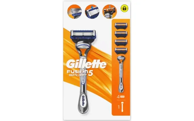 Gillette Fusion 5 Sport Starter Pack 1 Razor 4 Refills product image