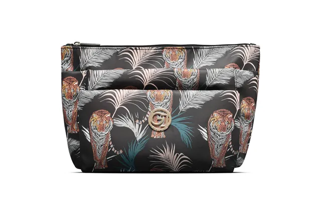 Gillian Jones 3 Room Cosmetics Bag - Palm Print 10009