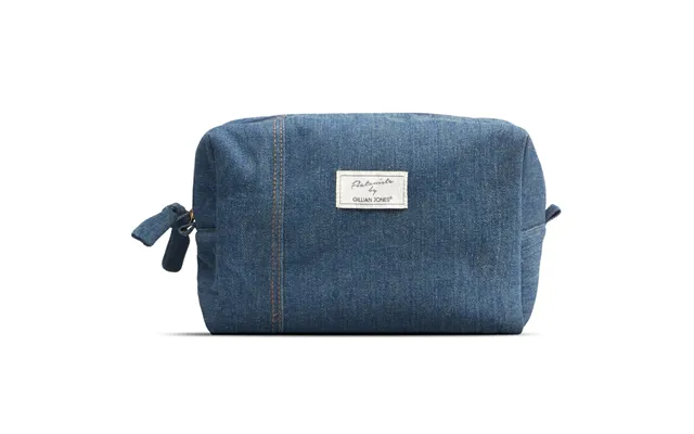Gillian Jones Flatonista Cosmetic Bag - Denim 10074