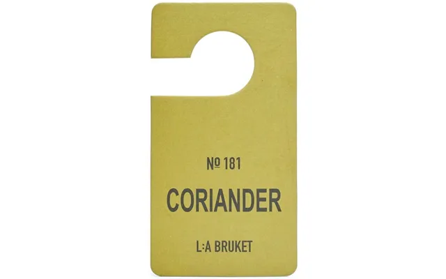 L A Bruket 247 Fragrance Tag - Coriander