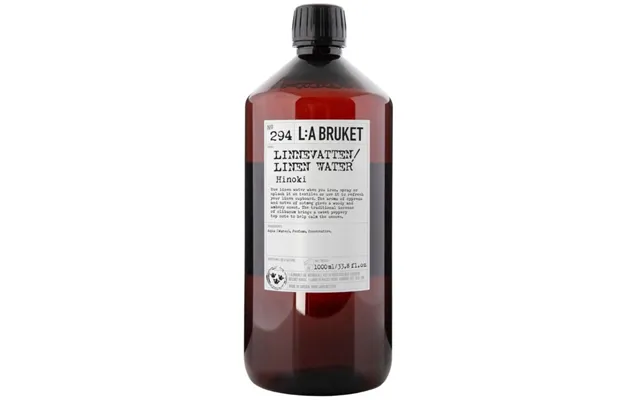 L A Bruket 294 Linen Water Hinoki 1000 Ml