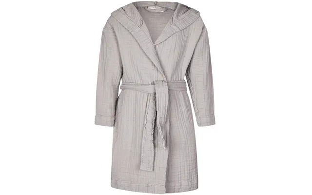 Lille Kanin Bathrobe Muslin 1-2 Years - Brown Smoke
