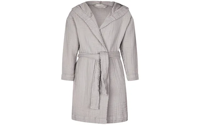 Lille Kanin Bathrobe Muslin 5-6 Years - Brown Smoke