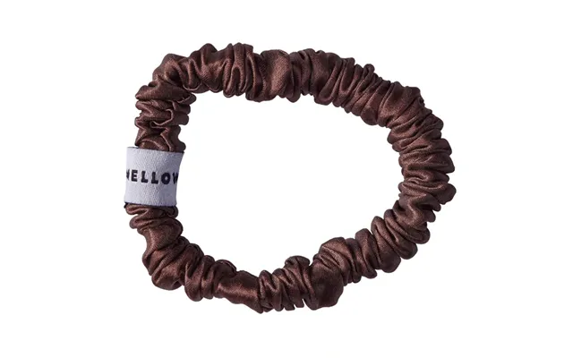 Mellow Mind Silk Scrunchie - Brown