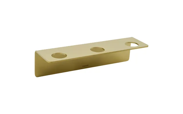 Meraki Bottle Hanger 3 Holes - Brushed Brass Finish