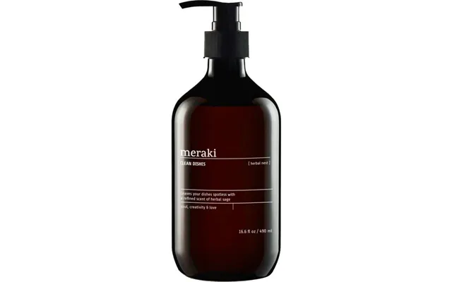 Meraki Clean Dishes Dish Wash - Herbal Nest 490 Ml