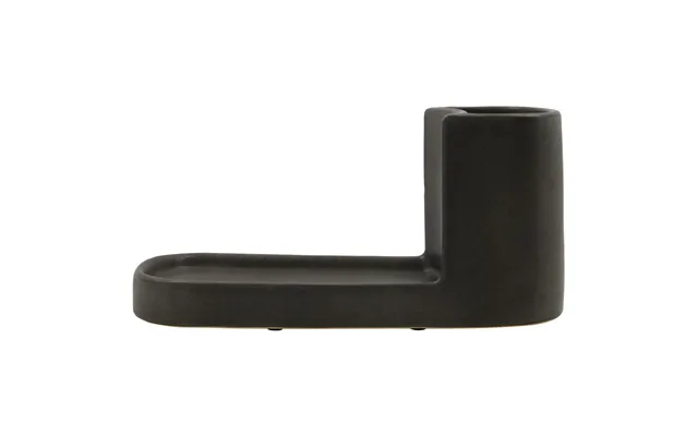 Meraki Datura Brush & Soap Holder Medium - Dark Grey