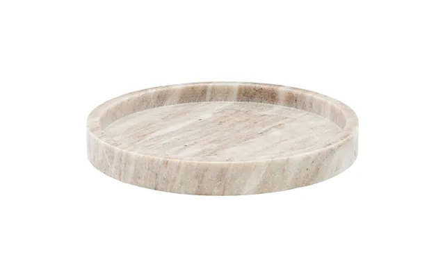 Meraki Marble Tray 3 X 25 Cm - Beige