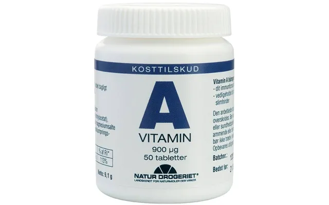 Natur Drogeriet A-vitamin 900 Ug 50 Pieces
