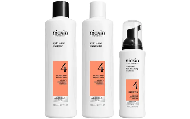 Nioxin System 4 Trial Kit - Colored Dry Damaged Hair