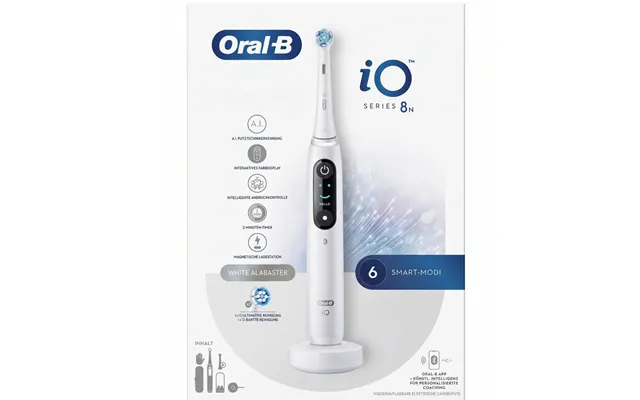 Oral-b Io8 Electric Toothbrush With Travel Case - White