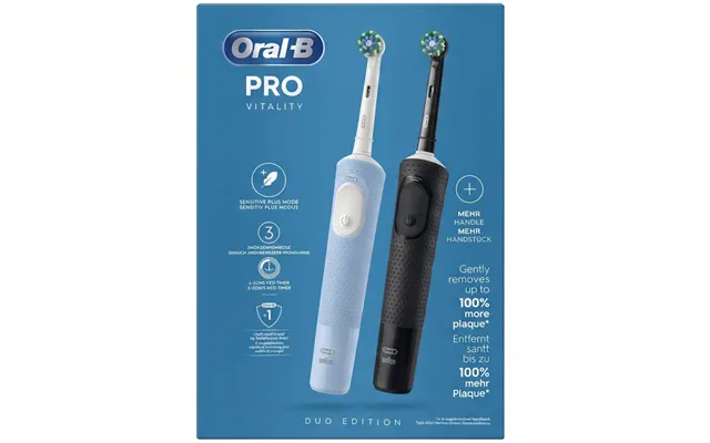 Oral-b Pro Vitality Electric Toothbrush Duo 2 Pieces