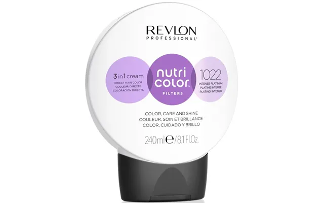 Revlon Nutri Color Filters - 1022 Intense Platinum 240 Ml