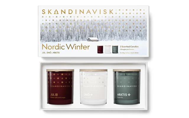 Skandinavisk Nordic Winter Giftset 3 X 65 G