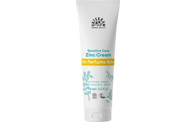Urtekram No Perfume Baby Zinc Cream Sensitive Care 75 Ml