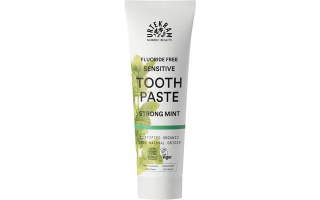 Urtekram Sensitive Toothpaste Strong Mint 75 Ml