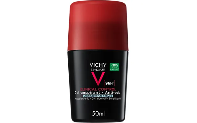 Vichy Homme Clinical Control 96h Roll-on Deodorant 50 Ml