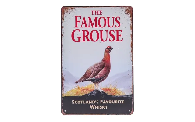 Emaljeskilt Famous Grouse