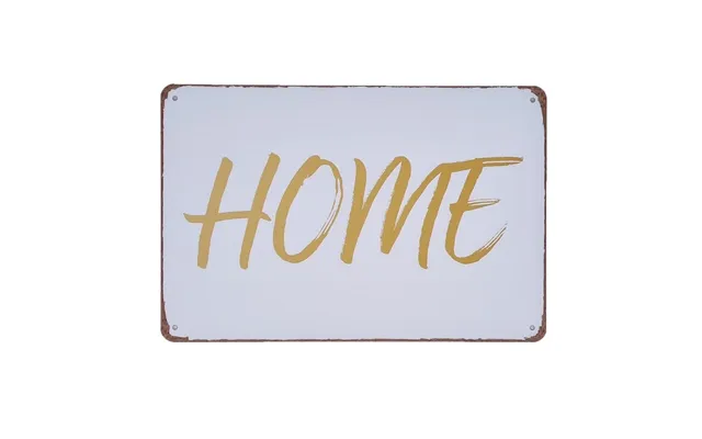 Emaljeskilt Home