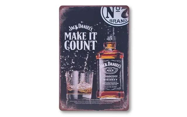 Emaljeskilt Jack Daniels - Make It Count