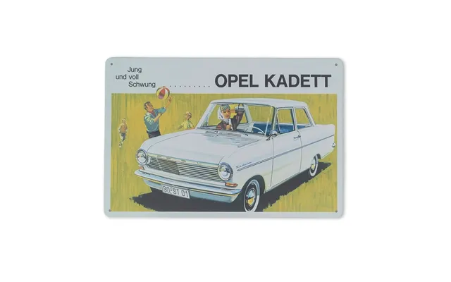 Emaljeskilt Opel Kadett