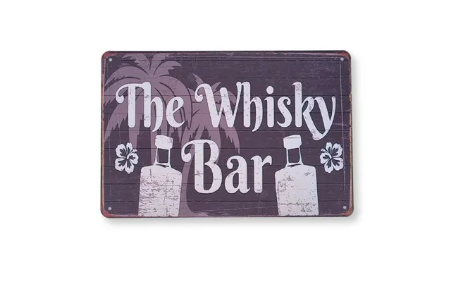 Emaljeskilt The Whisky Bar