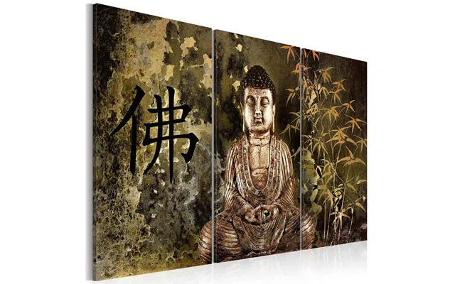 Lærredstryk Buddha Statue