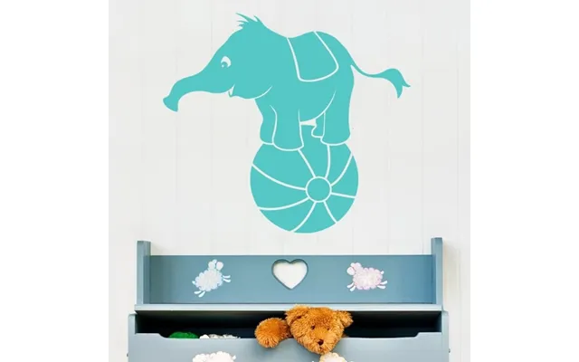 Wallsticker Cirkuselefant