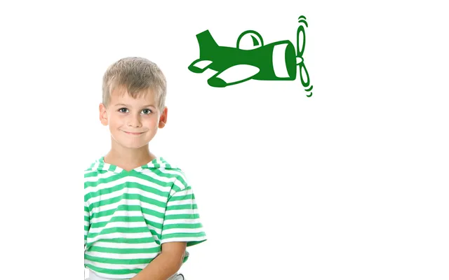 Wallsticker Flyvemaskine