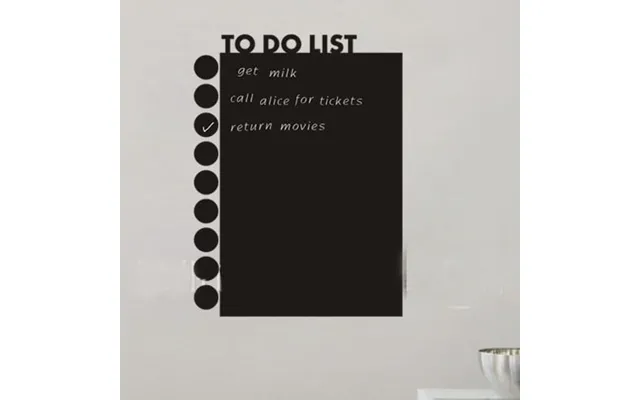 Wallsticker Tavlefolie M. To-do List