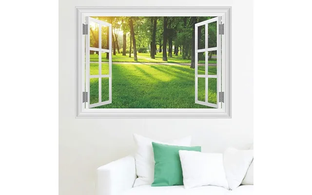 Wallsticker Vindue Til Skov