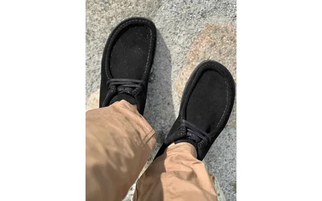 Nature Alba Sko Suede - Black 38