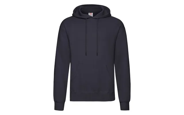 Hoodie Klassisk Sweat - Dyb Navy Blå