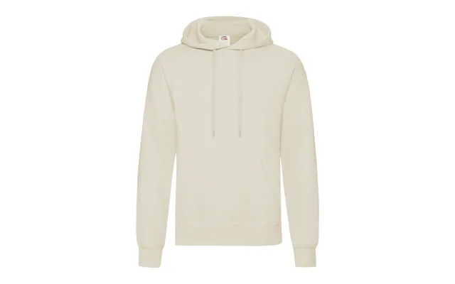 Hoodie Klassisk Sweat - Natural
