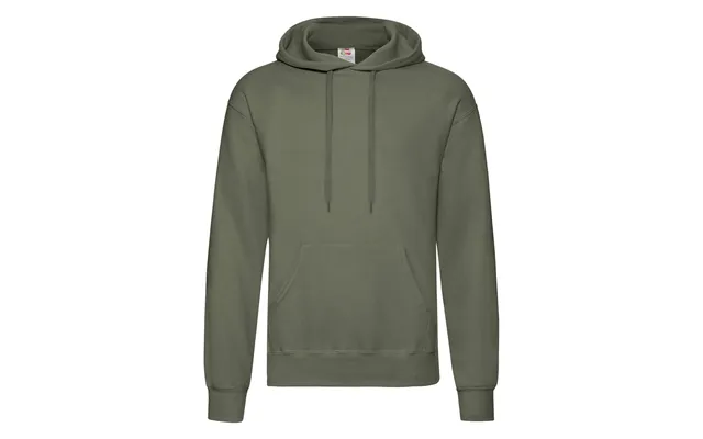Hoodie Klassisk Sweat - Olivengrøn