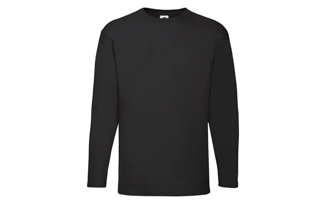 Langærmet T-shirt - Sort