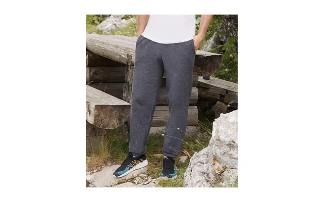 Sweatbukser M. Elastik -dark Heather Grey