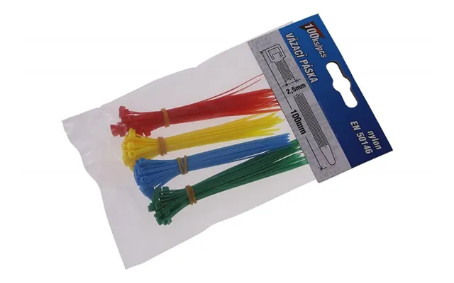 Kabelstrips 100x2,5 Mm Farvede 100 Stk