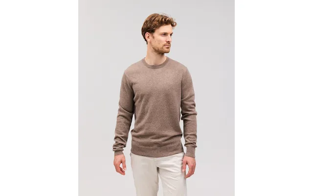 Asmund Bluse Sand Dark Beige Melange