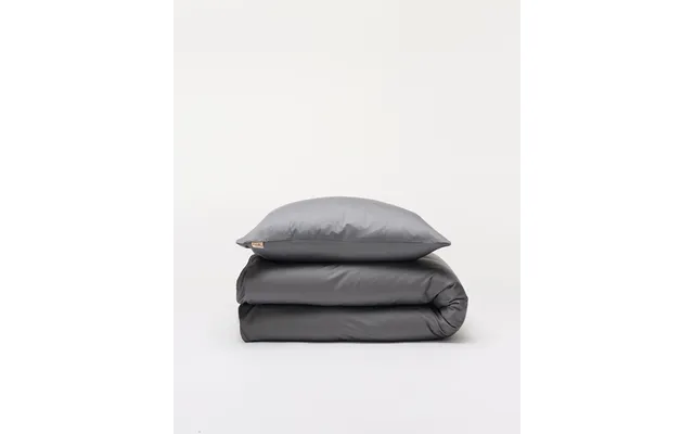 Børnesengetøj Bambus Mørk Grå 70x100cm - Tidligere Design