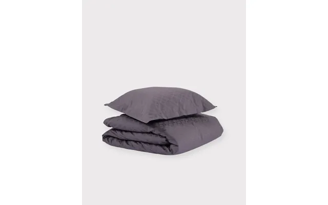 Børnesengetøj Egyptisk Bomuld Mørk Grå Jacquard - Tidligere Design