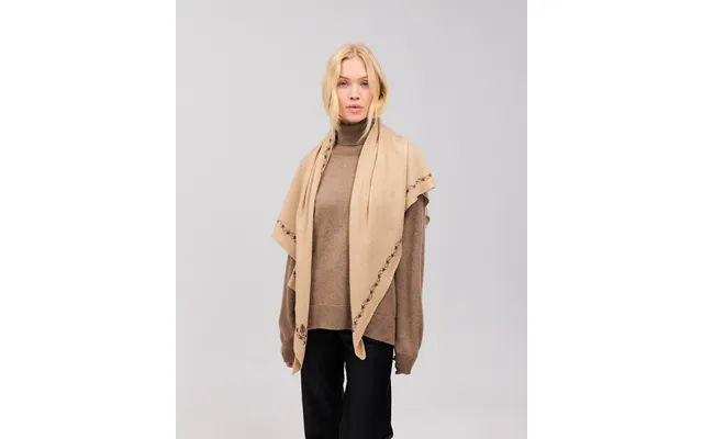 Cashmere Halstørklæde Classic Beige