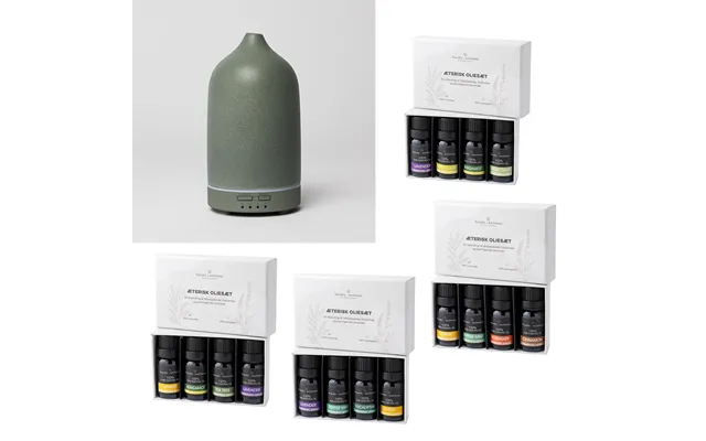 Aromapakke Diffuser I Charcoal 4 Stk. Oliesæt