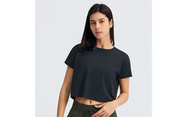 Nordic-wellness Active Crop Tee - Black