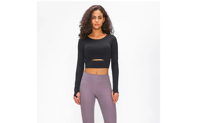 Nordic-wellness Cutout Long Sleeve - Black product image